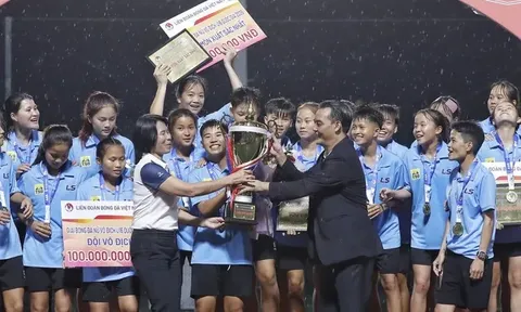 Hà Nội bảo vệ thành công ngôi hậu Giải Bóng đá nữ vô địch U16 Quốc gia 2025