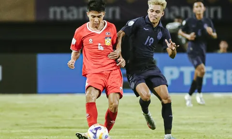 U23 Lào và U23 Campuchia chia điểm trong trận ra quân bảng B