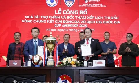 Acecook Việt Nam tiếp tục đồng hành cùng Vòng chung kết Giải Bóng đá vô địch U15 quốc gia 2025