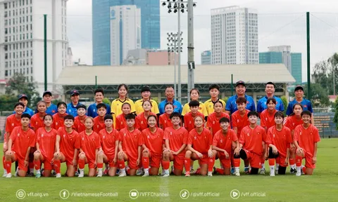 Đội tuyển U16 nữ Việt Nam chuẩn bị cho Giải Bóng đá vô địch U16 nữ Đông Nam Á 2025