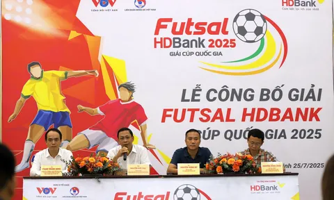 Lễ công bố và bốc thăm Giải Futsal HDBank Cúp quốc gia 2025