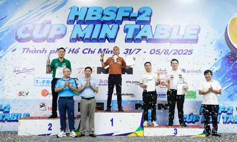 Trần Quyết Chiến lên ngôi vô địch HBSF Tour 2 - Cúp MIN Table 2025