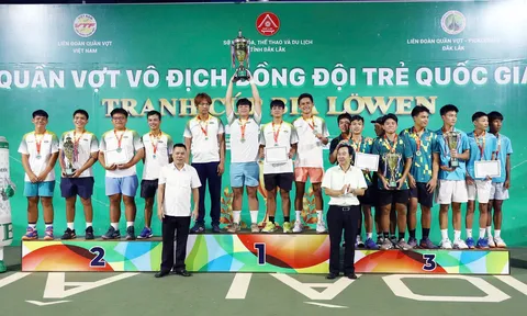 Bế mạc Giải Quần vợt vô địch Đồng đội trẻ Quốc gia 2025: Khẳng định sức bật thế hệ kế cận của Quần vợt Việt Nam