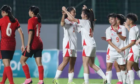 U20 nữ Việt Nam thắng đậm U20 Hồng Kông, rộng cửa vào Vòng chung kết U20 nữ châu Á 2026