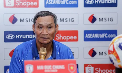 Huấn luyện viên Mai Đức Chung: "Đội tuyển Việt Nam phải thắng Thái Lan để giành ngôi nhất bảng"