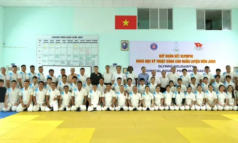 Khai mạc Khóa học kỹ thuật huấn luyện viên Judo toàn quốc 2025 tại Bà Rịa - Vũng Tàu