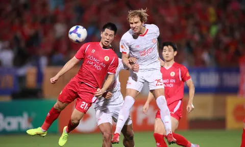 V.League 2025-2026: Công an Hà Nội và Thể Công Viettel hòa kịch tính trên sân Hàng Đẫy