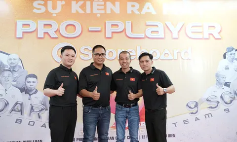 Nhà vô địch World Cup Trần Quyết Chiến cùng dàn sao bi-a hội tụ tại lễ ra mắt bảng điểm thông minh 9Scoreboard