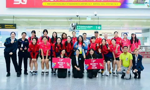 Đội tuyển bóng chuyền nữ Việt Nam có mặt tại Phuket, sẵn sàng tranh tài tại Giải vô địch Bóng chuyền nữ thế giới 2025