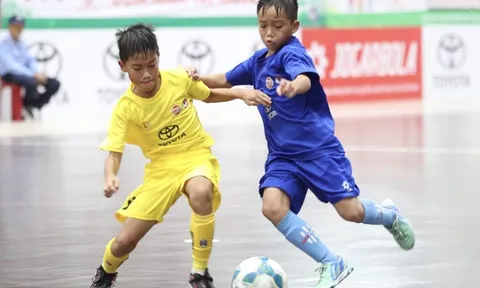 U9 Việt Hùng Thanh Hoá và U9 Văn Tâm Đồng Nai giành vé vào chung kết Giải Bóng đá U9 toàn quốc Toyota Cup 2025