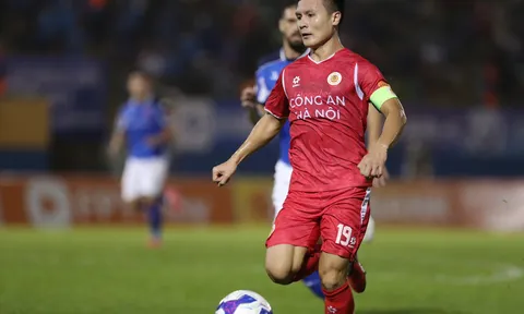 V.League 2025-2026: Quang Hải tỏa sáng giúp câu lạc bộ Công an Hà Nội thắng đậm Becamex Bình Dương