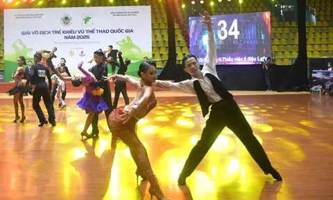 Bế mạc Giải vô địch trẻ và Cúp Khiêu vũ thể thao toàn quốc 2025