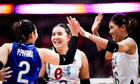 Đội tuyển bóng chuyền nữ Thái Lan sớm giành vé vào vòng play-off giải vô địch thế giới 2025