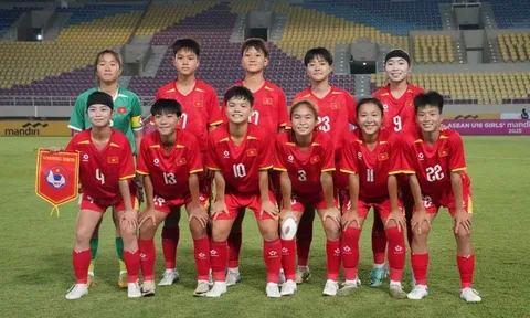 Tuyển U16 nữ Việt Nam giành vé vào bán kết Giải Bóng đá vô địch U16 nữ Đông Nam Á 2025
