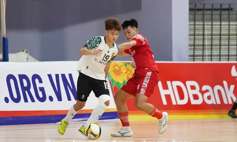 Lượt 1 Giải Futsal vô địch U20 quốc gia 2025: Khai màn tưng bừng với nhiều bàn thắng