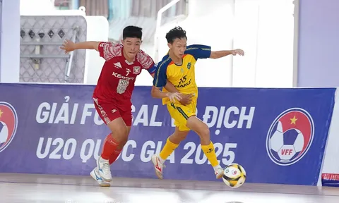 Giải Futsal U20 vô địch quốc gia 2025: Thái Sơn Nam và Tân Hiệp Hưng toàn thắng sau 2 lượt trận