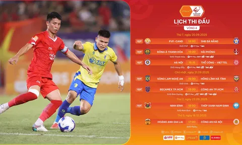 Vòng 4 V.League 2025-2026: Những trận “derby” rực lửa