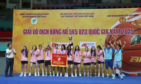 Giải vô địch Bóng rổ 5x5 U23 Quốc gia 2025: Nam TP.HCM và nữ Lâm Đồng lên ngôi vô địch