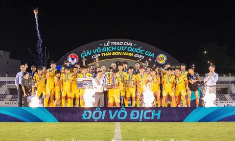 Hà Nội bảo vệ thành công ngôi vương Giải Bóng đá vô địch U17 quốc gia 2025