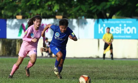 Hà Nội đánh rơi ngôi đầu bảng Giải Bóng đá nữ vô địch quốc gia 2025