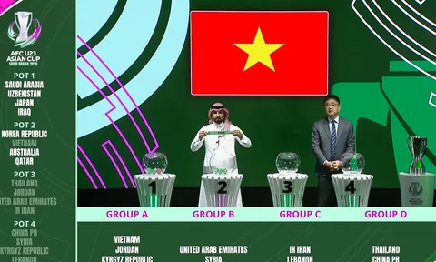 Việt Nam gặp chủ nhà Saudi Arabia và Jordan ở bảng đấu khó khăn
