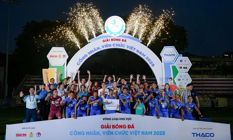 Bế mạc giải bóng đá công nhân, viên chức Việt Nam 2025 phía Bắc