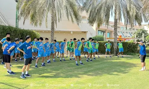 Đội tuyển U23 Việt Nam bắt đầu chuyến tập huấn quốc tế tại Abu Dhabi