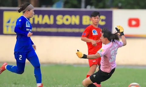 Than Khoáng sản Việt Nam vượt mặt Hà Nội, tạo bước ngoặt trong cuộc đua tam mã tại Giải Bóng đá nữ vô địch quốc gia 2025
