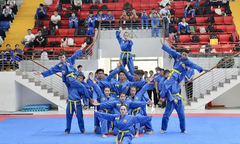 Thi võ nhạc tại Giải vô địch Vovinam Sinh viên toàn quốc 2025