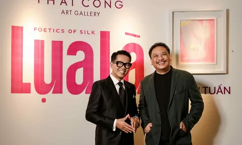 “Lụa là” - cuộc đối thoại mềm mại giữa hội họa và nội thất