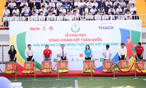 Sôi động khai mạc Vòng chung kết Giải Bóng đá Công nhân, Viên chức Việt Nam 2025