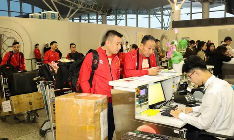 Đoàn Thể thao Việt Nam “đổ bộ” Thái Lan, sẵn sàng “gặt vàng” SEA Games 33