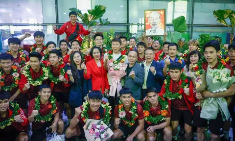 U22 Việt Nam mang huy chương vàng SEA Games 33 về nhà