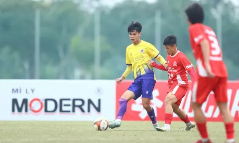 U19 Hà Nội và PVF cùng giành vé vào tứ kết Giải Bóng đá vô địch U19 Quốc gia 2025-2026