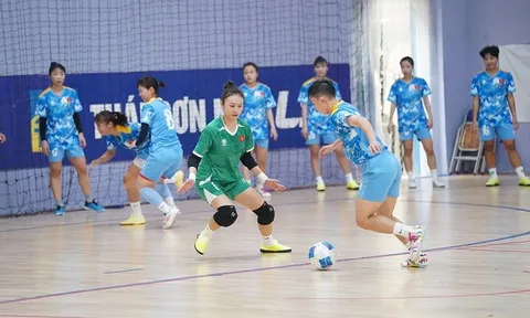 Tuyển futsal nữ Việt Nam tập huấn trước thềm giải Đông Nam Á 2026