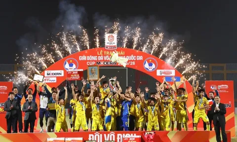 Giải Bóng đá U19 Quốc gia 2025-2026: Sông Lam Nghệ An vô địch sau trận cầu nghẹt thở