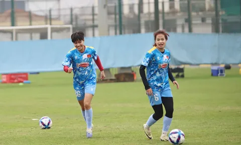 Đội tuyển nữ Việt Nam tăng tốc thể lực, Vũ Thị Hoa chia sẻ mục tiêu cá nhân trước Vòng chung kết Asian Cup 2026