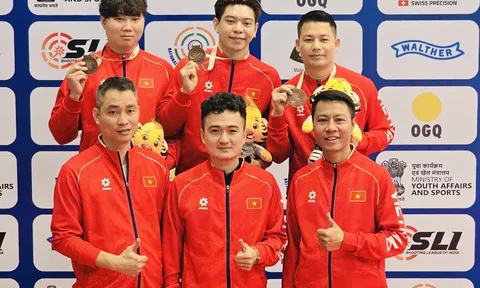 Đội tuyển bắn súng Việt Nam khép lại giải châu Á 2026 với 1 huy chương vàng và 6 huy chương đồng đội, cá nhân