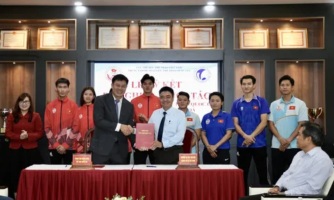 Trung tâm Huấn luyện Thể thao Quốc gia ký kết hợp tác chiến lược, nâng tầm thể thao thành tích cao