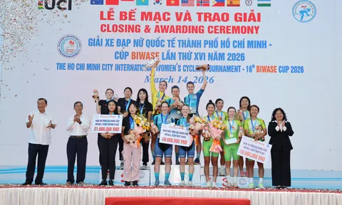 Giải Xe đạp nữ Quốc tế TP.HCM - Cúp Biwase 2026: Na Uy bảo vệ thành công Áo vàng, đồng đội