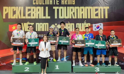 Coolmate Army Pickleball Tournament: Cầu nối giao lưu thể thao Việt - Hàn