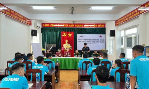Khai mạc khóa học Huấn luyện viên chứng chỉ “B” AFC/VFF - Giai đoạn 1