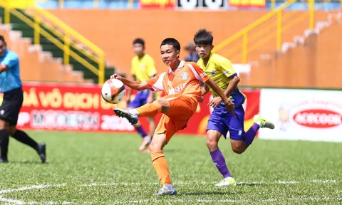 Vòng chung kết Giải Bóng đá vô địch U15 quốc gia 2026: PVF thắng hủy diệt, Becamex TP.HCM lội ngược dòng kịch tính