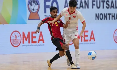 Tuyển futsal Việt Nam rộng cửa vào bán kết AFF Futsal 2026