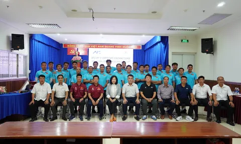 Bế mạc khóa học Huấn luyện viên chứng chỉ “C” AFC/VFF: Bước tiến tự chủ, nâng tầm chất lượng đội ngũ
