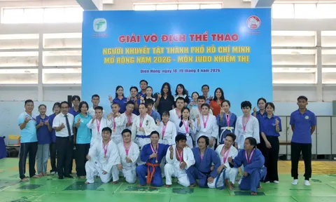 Những chiến binh không ánh sáng tỏa sáng trên thảm Judo TP.HCM