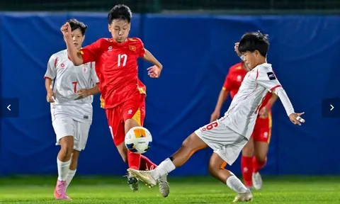 Vòng chung kết Giải Bóng đá vô địch U17 nữ châu Á 2026: Thắng sát nút Myanmar, U17 nữ Việt Nam giành vé vào tứ kết