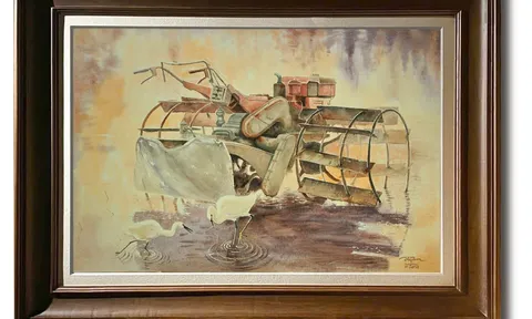 Họa sĩ Vũ Thành Tâm kể tình quê bằng màu nước