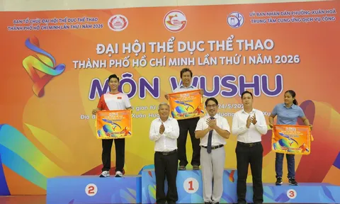 Phường Xuân Hòa dẫn đầu môn Wushu tại Đại hội Thể dục thể thao TP.HCM lần thứ I