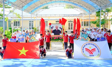 Hơn 200 vận động viên tranh tài tại Đại hội Thể dục thể thao xã Hòn Nghệ lần thứ I